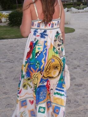 Boho Printed Maxi Dress